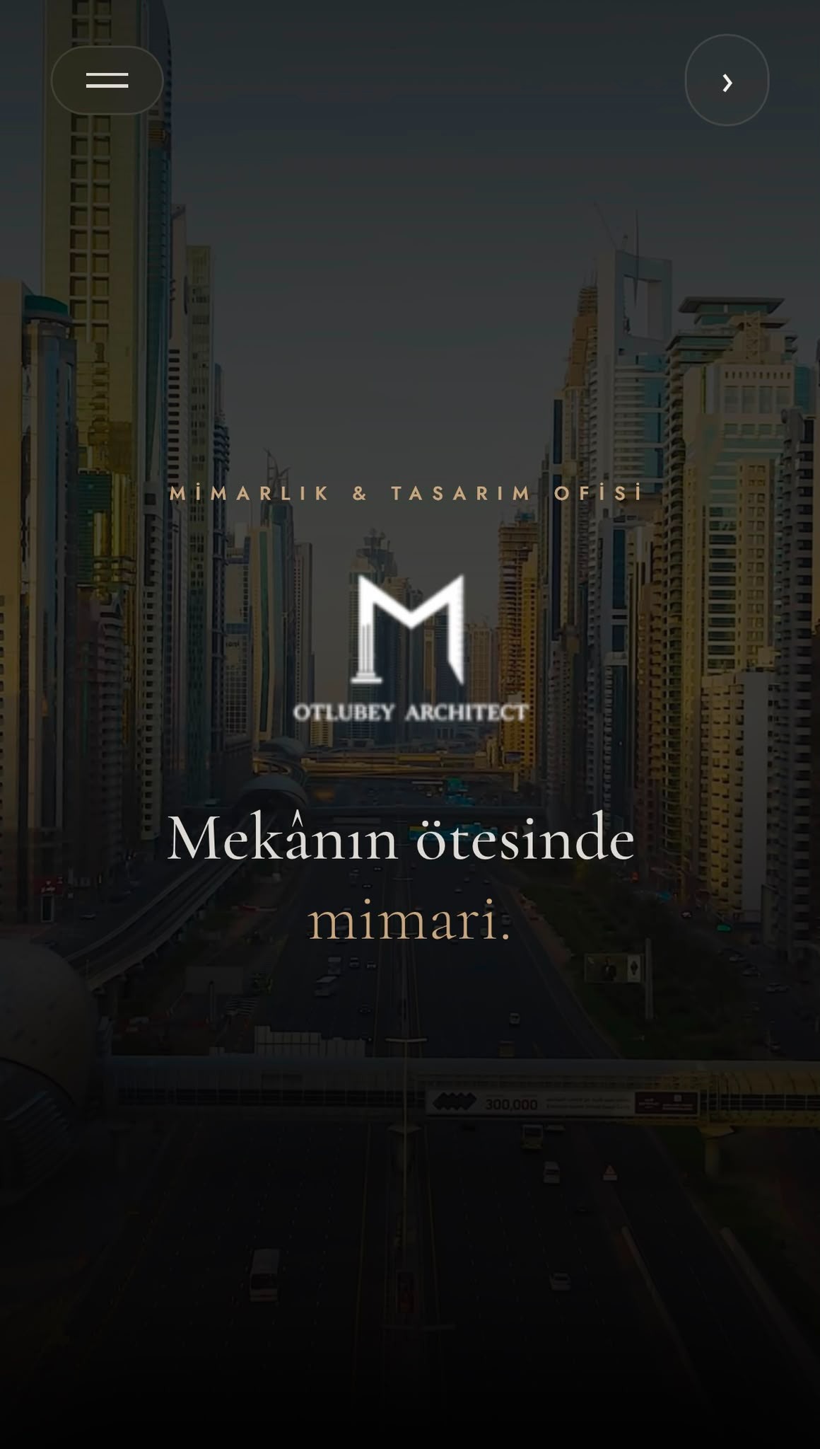 otlubeyarchitect.com — mobil görünüm